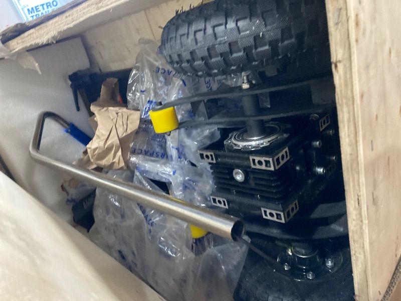 Photo 1 of (4/10/2026 ***FINAL SALE/NO RETURN, SOLD AS PARTS***)
Electric Stair Climbing Dolly, Heavy Duty Cart 880lbs Capacity 1200W Motorized Hand Truck with Foldable Design for Moving Furniture Fridge Appliance(Black)