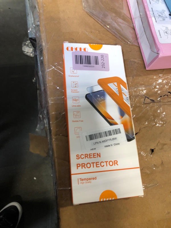 Photo 1 of [1-Second Auto-Install] QHOHQ 3 Pack Privacy Screen Protector for iPhone 17 Pro [6.3 Inch] + 1 Set Camera Lens Protector, 25° Anti Spy Tempered Glass, [12FT Military Grade Shatterproof], Case Friendly