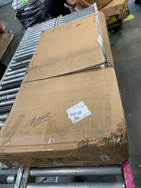 Photo 1 of **Partial Set**
Tribesigns 78" L-Shaped Executive Desk, Large Modern Office Desk with Drawers and Lateral File Cabinet, Business Furniture with Storage Shelves, Big Computer Desk for Home Office (Grey + Blcak)