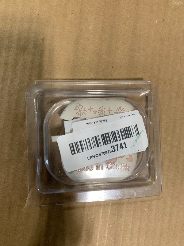 Photo 1 of (with Cute Keychain) Girovo Compatible with Apple Airpods 4 Case 2024 Women, Soft Silicone Two-Tone Funny Cartoon Engraved Portable 360° Full Protection Anti-Scratch Air pod 4 Case Starlight/Pink