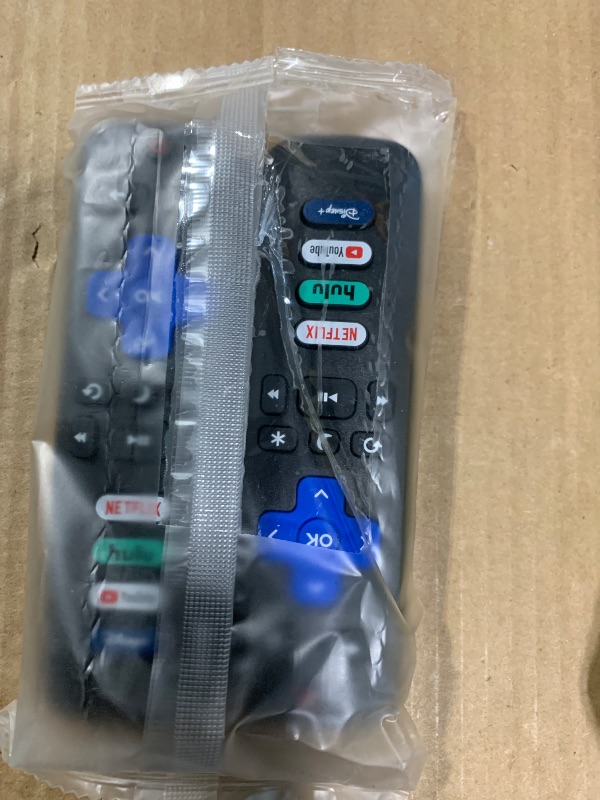 Photo 1 of (Pack of 2) Replacement Remote Control Only for Roku TV, Compatible for TCL Roku/Hisense Roku/Onn Roku/Sharp Roku/Element Roku/Westinghouse Roku/Philips Roku Smart TVs (Not for Roku Stick and Box)