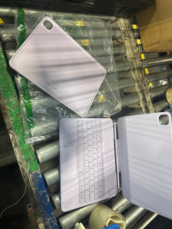 Photo 1 of [Upgraded] ESR iPad Pro 13 Inch Case with Keyboard (M5/M4, 2025/2024), iPad Pro 13 Keyboard Case with Magnetic Stand, Portrait/Raised Modes for iPad Pro 13, Removable, Rebound 360 Series, Pirple
