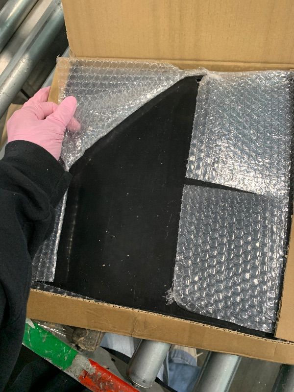 Photo 1 of ****FINAL SALE NOT RETURNS****DAMAGE AND SCRATCHED
SVENJBB Acrylic Display Case, 12x12x12 Inch Cube, Clear Acrylic Box with Matte Black Base and Lid for Collectibles and Figures