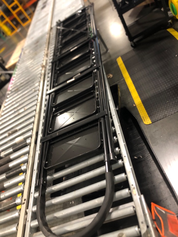 Photo 1 of ***FINAL SALE, VIEW NOTES*** 9 Step Ladder with Handrailsfor 12 Feet High Ceiling, Folding Step Stool with Anti-Slip Wide Pedal for Home Kitchen Pantry Office, Black