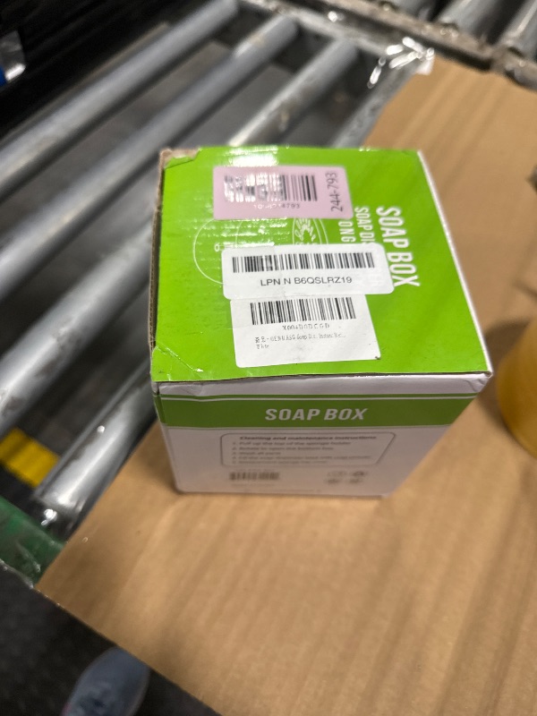 Photo 1 of ** VERY USED**OENUASG Soap Dispenser & Sponge Holder Compatible with Scrub Daddy Sponges - Kitchen Sink Pump Dispenser, Instant Refill, White