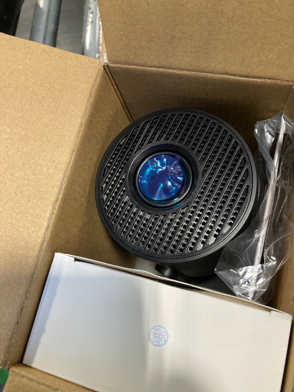 Photo 1 of [Built-in Apps & 2026 Upgraded] Mini Projector Support 4K 1080P Auto Keystone 180° Rotatable with WiFi 6 and Bluetooth 5.4, Projector Portable Compatibile with HDMI/TV Stick/Memory Stick/Laptop-Black