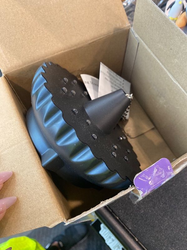 Photo 1 of **Motor ONLY**
Disco Ball Motor Rotating with Light: Rechargeable Disco Ball Spinner with Remote Adjustable Speed - 18 RGBW LED Light for Wedding Party Decor