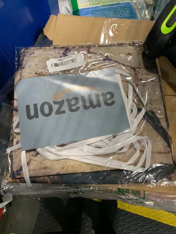 Photo 1 of *MISSING PARTS - Missing the string*
Dino Themed Photo Backdrop Set for Kids Birthday Party – Dinosaur Head and Egg Fabric Banner with Cut-Out Windows – Jungle Safari Party Decorations, Hanging Dinosaur Photo Booth Props