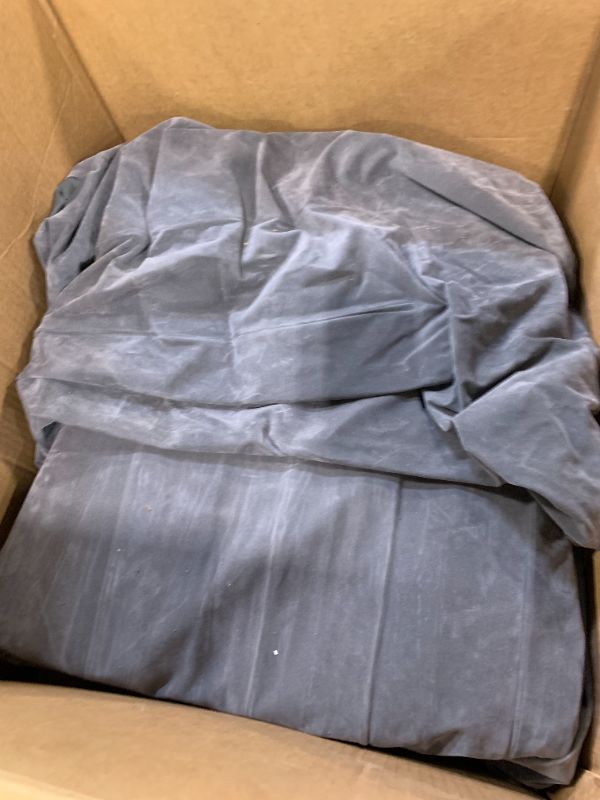 Photo 1 of ***DEFLATES*** Intex Inflatable Pull-Out Sofa: Velvety Surface, 2-in-1 Valve, Cupholder, 46" x 88" x 26" - Blow-Up Couch and Folding Queen Size Air Mattress Bed