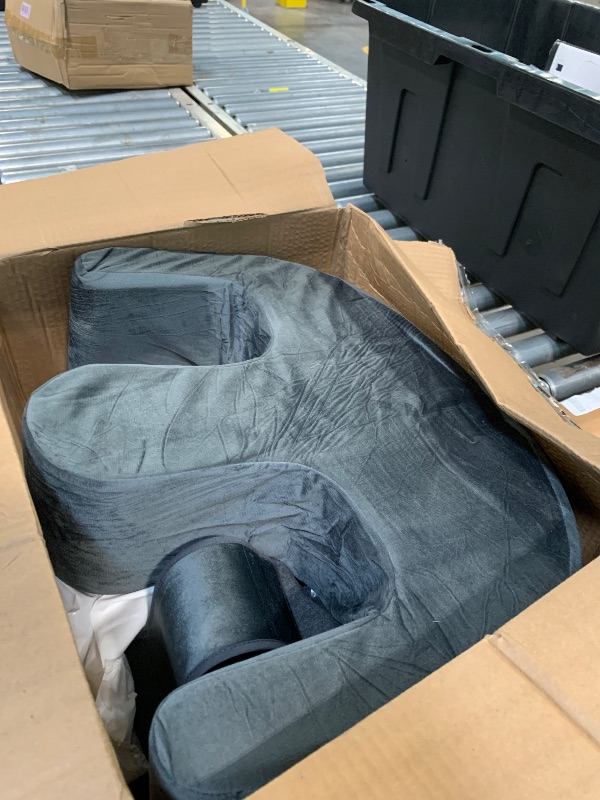 Photo 1 of *******SIMILAR *******- NO RETURNS****** FINAL SALE******/ Sexysamba Bedridden Patient Turning Device with Fixing Strap Elderly Assistance Products Bed Rest Leg Pillow Patient Lift Aid Flannel Multifunctional Anti-Decubitus Nursing Products, Gray