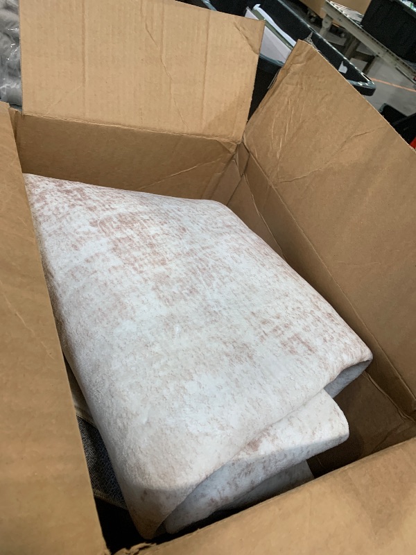 Photo 1 of *************SIMILAR***** FINAL SALE***** NO RETURNS***** Area Rug 6x9 Vintage Rug: Washable Living Room Rugs Retro Medallion Distressed Large Rugs Soft Low Pile Non-Slip Indoor Floor Carpet for Bedroom Kitchen Nursery Dining Table Office (Beige, 6'x9')