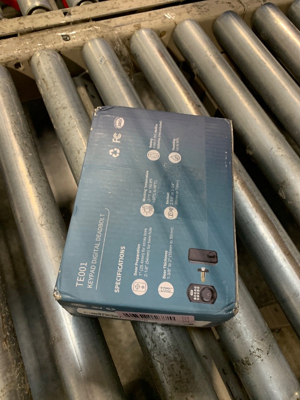 Photo 1 of *UNTESTED*
TEEHO TE001 Keyless Entry Door Lock with Keypad - Smart Deadbolt Lock for Front Door with 2 Keys - Auto Lock - Easy Installation - Satin Nickel