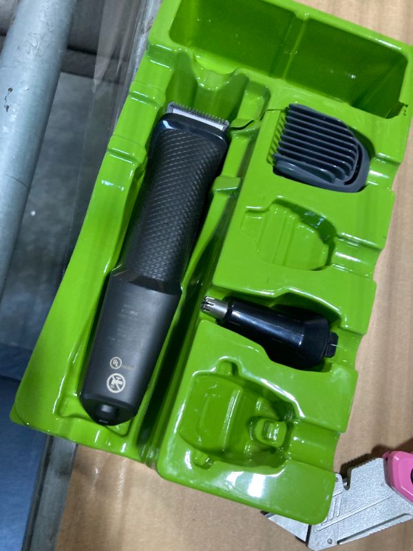 Photo 1 of ***MISSING ACCESSORIES AND CHARGER*** Philips Norelco Multigroom 5000 Series, All-in-One Trimmer and Hair Clipper, 18-Piece Men's Grooming Kit for Beard, Face, Hair, Body and Intimate Areas, No Blade Oil Needed, Model MG5910/49
