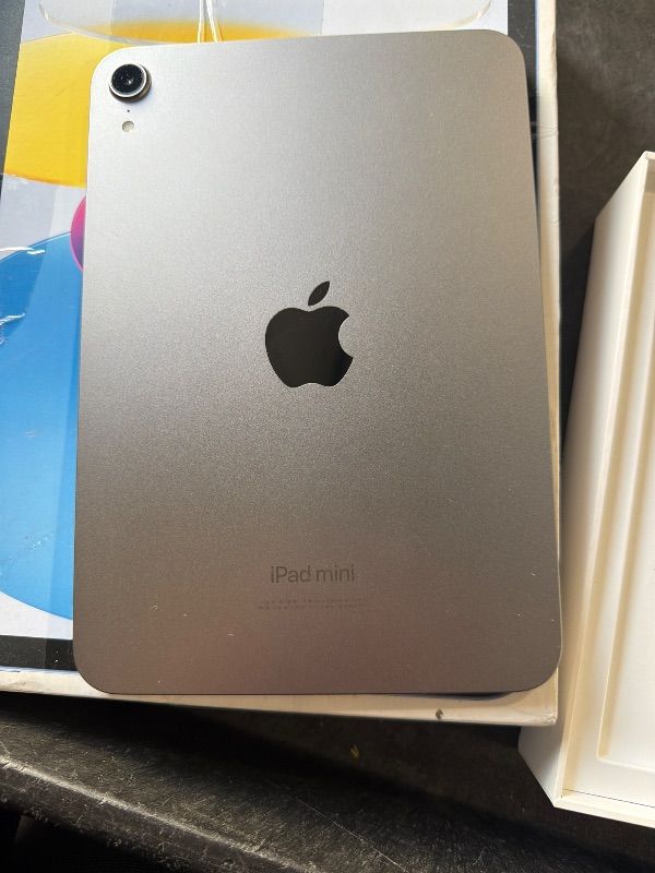Photo 1 of *LOCKED*Apple iPad mini (A17 Pro): Apple Intelligence, 8.3-inch Liquid Retina Display, 256GB, Wi-Fi 6E, 12MP Front/12MP Back Camera, Touch ID, All-Day Battery Life — Space Gray