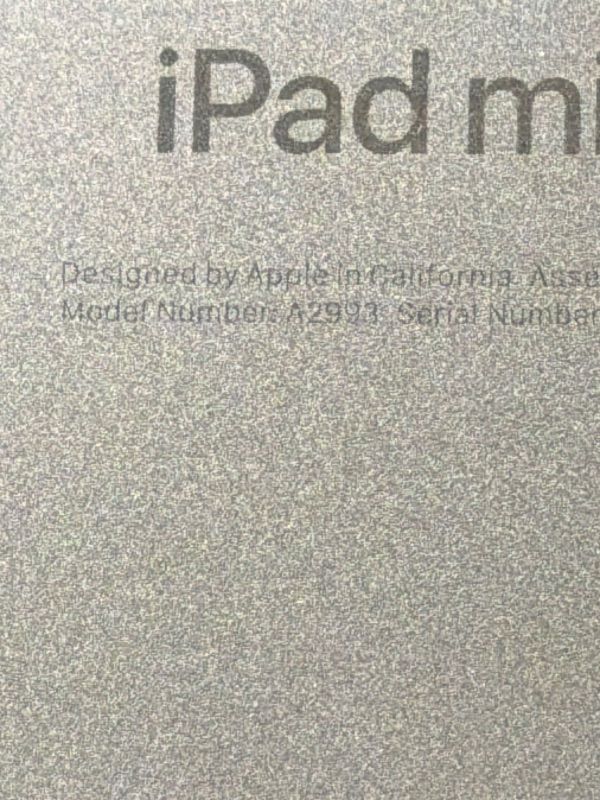 Photo 1 of *LOCKED*Apple iPad mini (A17 Pro): Apple Intelligence, 8.3-inch Liquid Retina Display, 256GB, Wi-Fi 6E, 12MP Front/12MP Back Camera, Touch ID, All-Day Battery Life — Space Gray