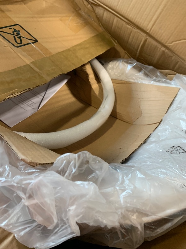 Photo 1 of ****PARTIAL SET, ONE CHAIR ONLY**** Counter Height Barstools 26 inch Upholstered Swivel Bar Stools with Back and Wood Legs for Kitchen Island,Set of 3,Beige Fabric