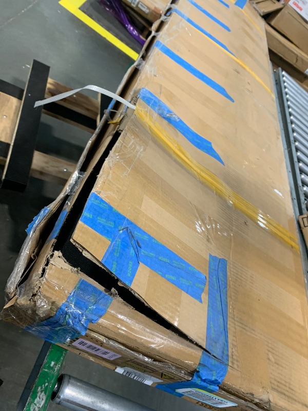 Photo 1 of (3/22/2026 ***FINAL SALE/NO RETURN, SOLD AS PARTS***)  YITAHOME King Size Bed Frame with 4 Drawers and RGB LED Lights, Velvet Upholstered Platform Bed with Charging Station and Storage Headboard, No Box Spring Needed, Easy Assembly, Noise-Free, Black