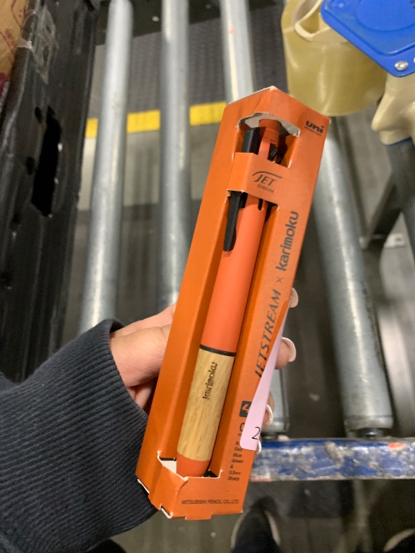 Photo 1 of ???? Mitsubishi Pencil MSXE5KF05.4 Multifunction Pen Jetstream Karimoku 4&1 0.5 Sunset Orange