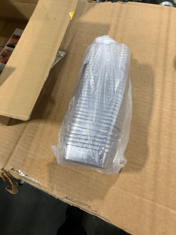 View 4 of **MISSING PARTS**
Alaeseje 60 Pack 8 oz Plastic Dessert Cups with Lids and Spoons,Square Parfait Cups Disposable Cake Containers with Lid for Ice Cream,Pudding,Yogurt Fruit,Mousse