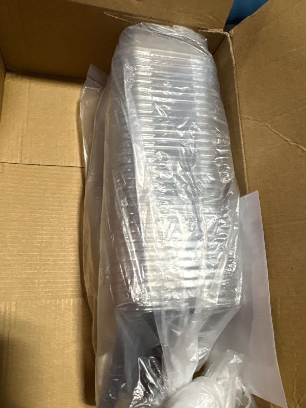 View 3 of **MISSING PARTS**
Alaeseje 60 Pack 8 oz Plastic Dessert Cups with Lids and Spoons,Square Parfait Cups Disposable Cake Containers with Lid for Ice Cream,Pudding,Yogurt Fruit,Mousse