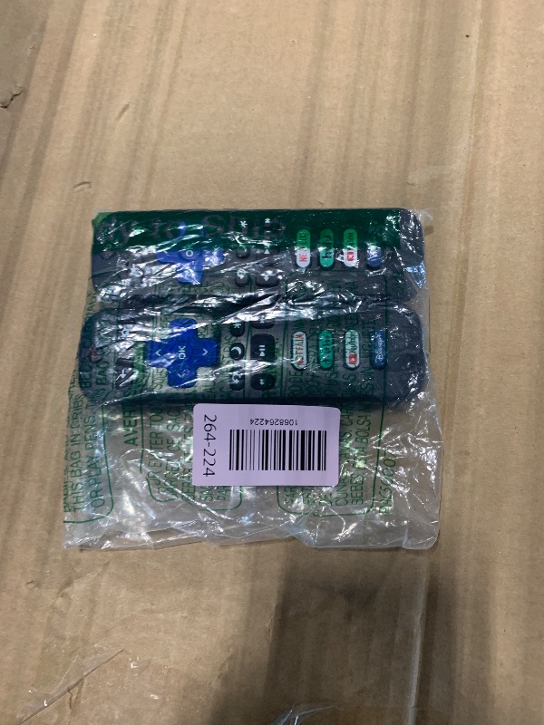 Photo 1 of (Pack of 2) Replacement Remote Control Only for Roku TV, Compatible for TCL Roku/Hisense Roku/Onn Roku/Sharp Roku/Element Roku/Westinghouse Roku/Philips Roku Smart TVs (Not for Roku Stick and Box)