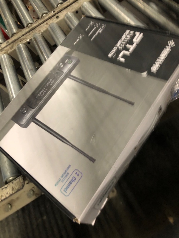 Photo 1 of *PARTIAL SET*
Phenyx Pro Wireless Microphone System, Dual Wireless Mics,w/ 2 Handhelds, Auto Scan,2x100 UHF Frequencies,328ft Range,Dynamic Microphone for Singing, Karaoke, Church(PTU-71-2H)