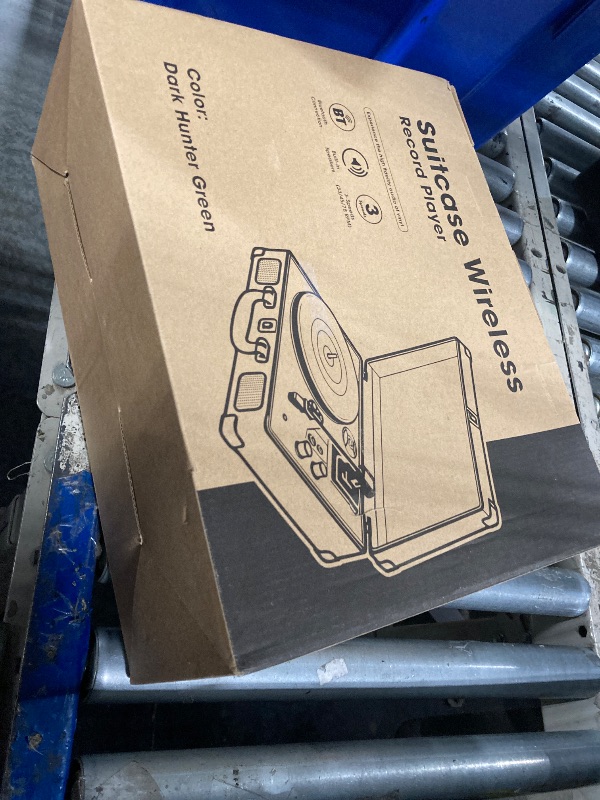 Photo 1 of ** SIMILAR**Syitren Paron Record Player Vintage Turntable for Vinyl Records with Built-in Speakers Bluetooth Retro Phonograph Wood Walnut