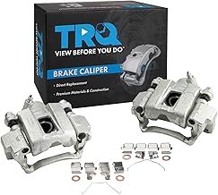 Photo 1 of  2 boxes of TRQ Rear Driver and Passenger Side Brake Caliper Set Caliper Brackets Hardware Compatible with 10-23 Lexus GX460 03-09 GX470 96-97 LX450 10-22 Toyota 4Runner 93-97 Land Cruiser 01-07 Sequoia
