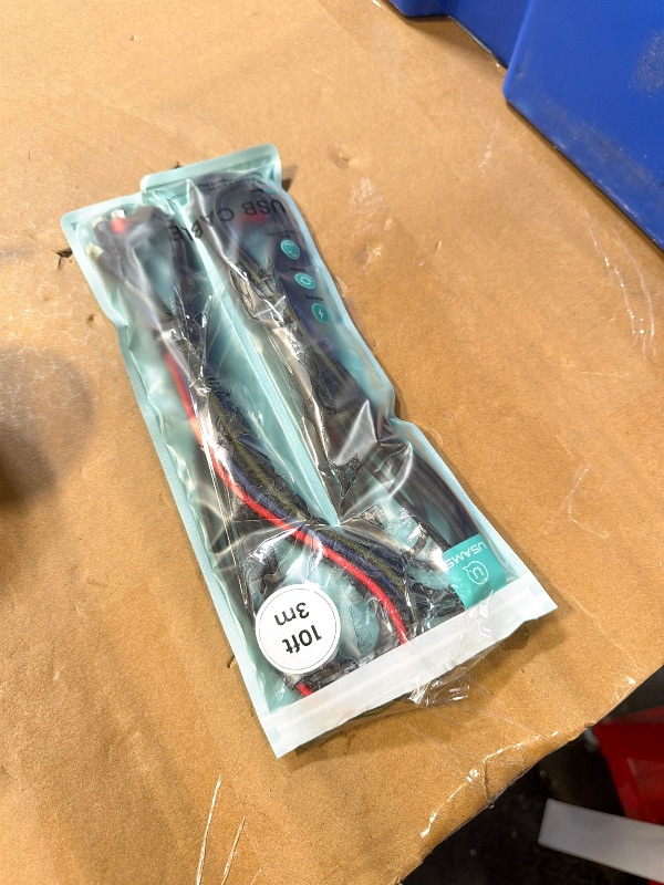 Photo 1 of *UNTESTED*
2Pack Multi Charging Cable USAMS Multiple Charger Cord Nylon Braided Short 10FT 4 in 1 USB Charge Cord with Phone/Type C/Micro USB Connector for Phone/Galaxy S20/S10S9/S8/S7 and More