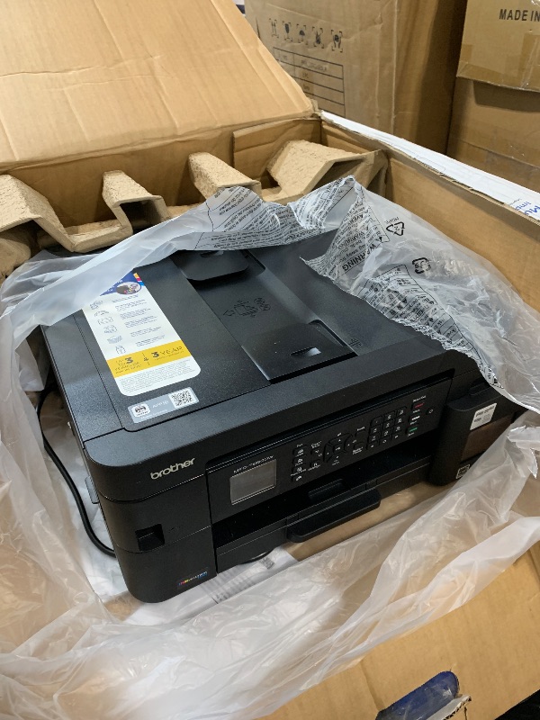 Photo 1 of ***FINAL SALE/NO RETURN, VIEW NOTES*** Brother INKvestment Tank 980 Wireless and Ethernet Color Inkjet All-in-One Printer with Multipurpose Tray | Includes up to 3 Years of Ink in-Box(1)