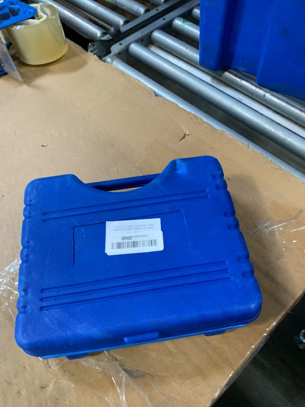 Photo 1 of ***ONLY THE CASE AND SOME ACCESORIES/ FINALE SALE /NO RETURNS /NO REFUNDS***  NYXOVA 2 in 1 Handheld Vacuum Pump Brake Bleeder Kit for Motorcycle, 16 pcs Brake Fluid Bleeder Oil Change Hand Held Vacuum Pistol Pump Tester Kit for Bike Car Truck (Blue)
