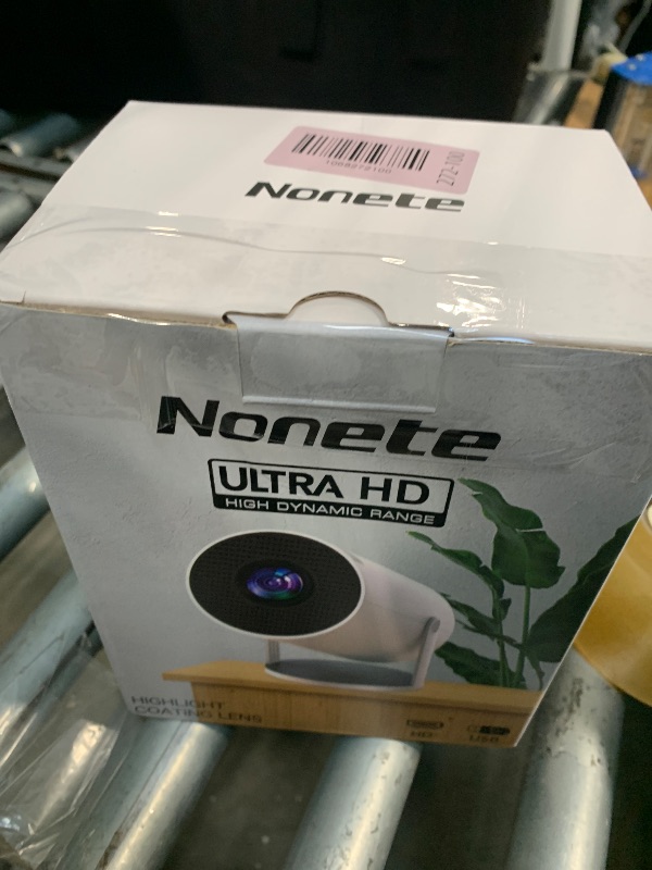 Photo 1 of [2026 Upgraded] Mini Projector 4K Supported 1080P FHD - Auto Keystone 270° Rotatable, WiFi 6 & Bluetooth 5.2, Smart Android TV OS, Portable Projector Compatible with HDMI/TV Stick/Laptop/Phone(Black)