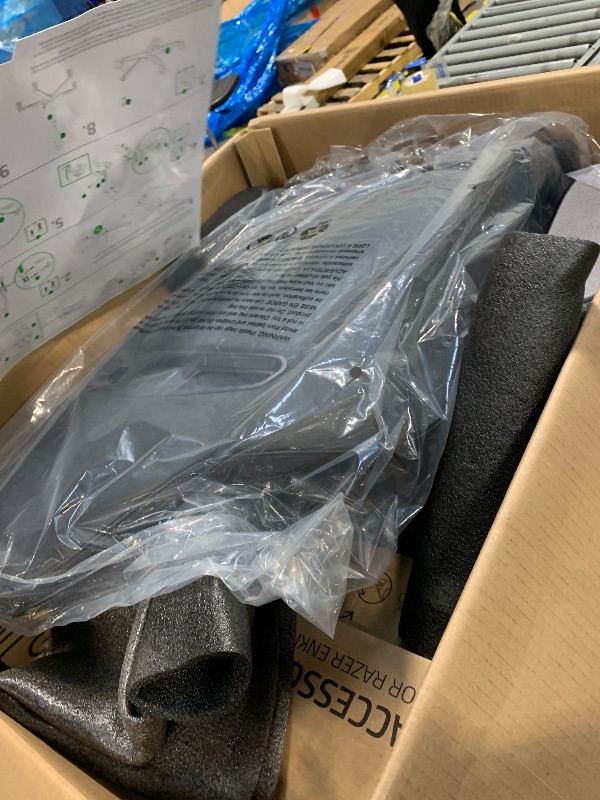 Photo 1 of ****FINAL SALE. NO RETURN!!! VIEW NOTES****
Razer Enki X Essential Gaming Chair: All-Day Comfort - Built-in Lumbar Arch - Optimized Cushion Density - Dual-Textured, Eco-Friendly Synthetic Leather - Adjustable 152-degree Recline - Black