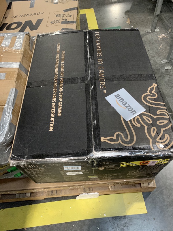 Photo 1 of ****FINAL SALE. NO RETURN!!! VIEW NOTES****
Razer Enki X Essential Gaming Chair: All-Day Comfort - Built-in Lumbar Arch - Optimized Cushion Density - Dual-Textured, Eco-Friendly Synthetic Leather - Adjustable 152-degree Recline - Black