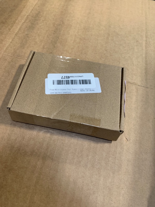 Photo 1 of *MISSING PARTS UNKNOWN*
YELARXI Fine Mist Spray Top, Spray Bottle Top Nozzle Sprayer Reusable Replacement (for 18/410 Cap Size) 18 Caliber Bottles Pump - For(Essential Oil Bottles/Perfumes) 8 Pcs & Black
