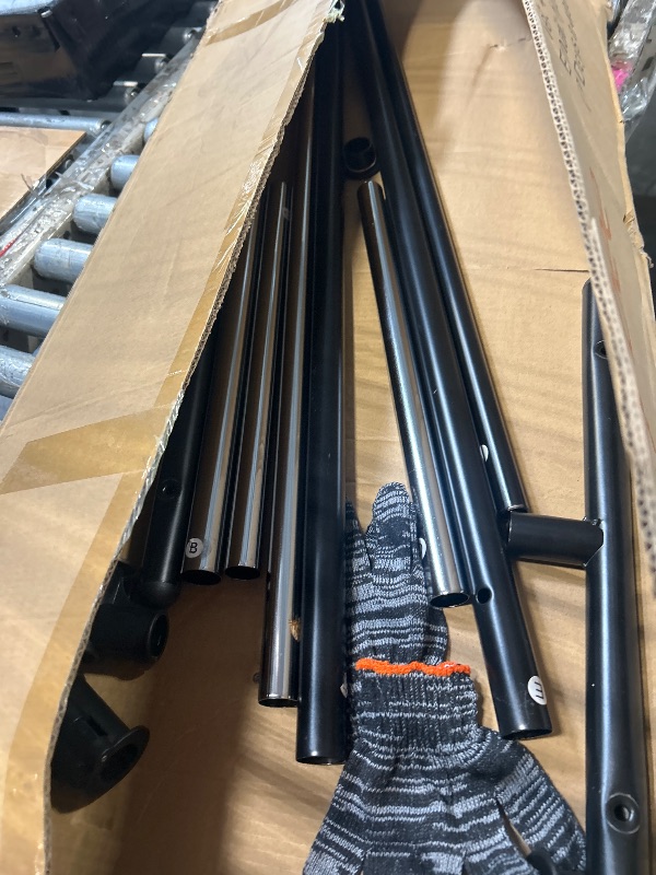 Photo 1 of ***FINAL SALE/NO RETURN, SOLD AS PARTS*** 100% Stainless Steel Heavy Duty Clothes Rack Load 860LBS, Rolling Double Rods Clothing Racks for Hanging Clothes, Adjustbale Garment Rack With Sturdy Wheels Shelf, Portable Closet Rack Free Standing