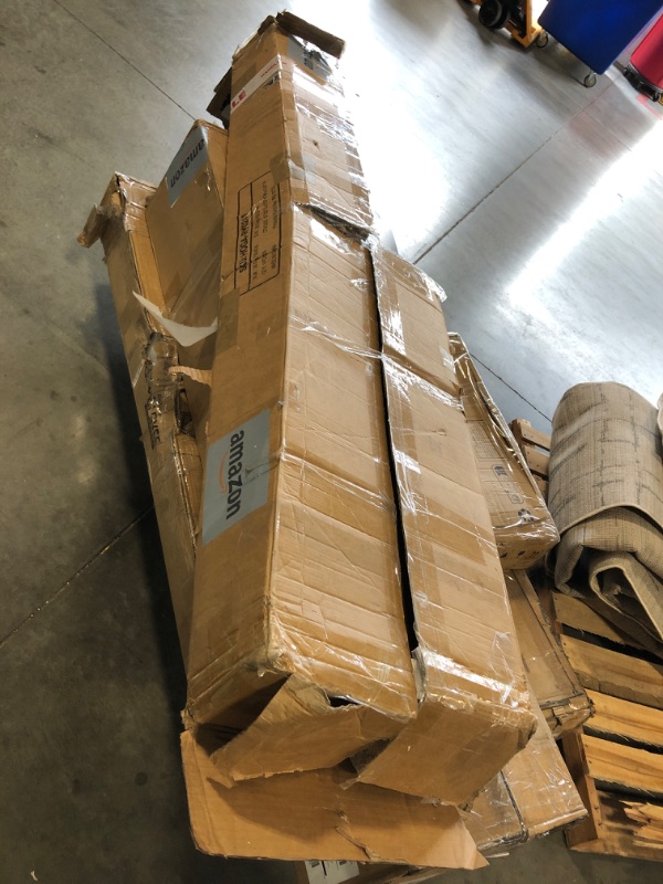 Photo 1 of ***FINAL SALE/NO RETURN, SOLD AS PARTS*** Tribesigns 63-Inch Long Console Table, 2-Tier Entryway Table Sofa Table with Storage, Farmhouse Wood Behind Couch Table for Living Room, Hallway, Rustic Brown