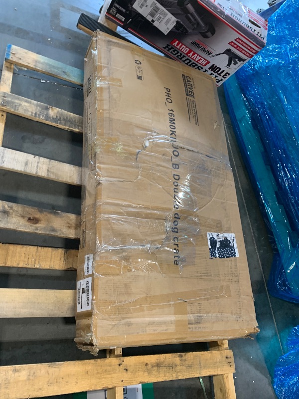 Photo 1 of ***FINAL SALE/NO RETURN, SOLD AS PARTS*** EasyCom Dog Crate Furniture for 1 or 2 Dogs, Heavy Duty Single/Double Dog Crates for Small/Medium/Large Dogs, Dog Kennel Furniture Indoor as TV Stand, Large Size 78.74" L(35-60 Pounds), Brownoa