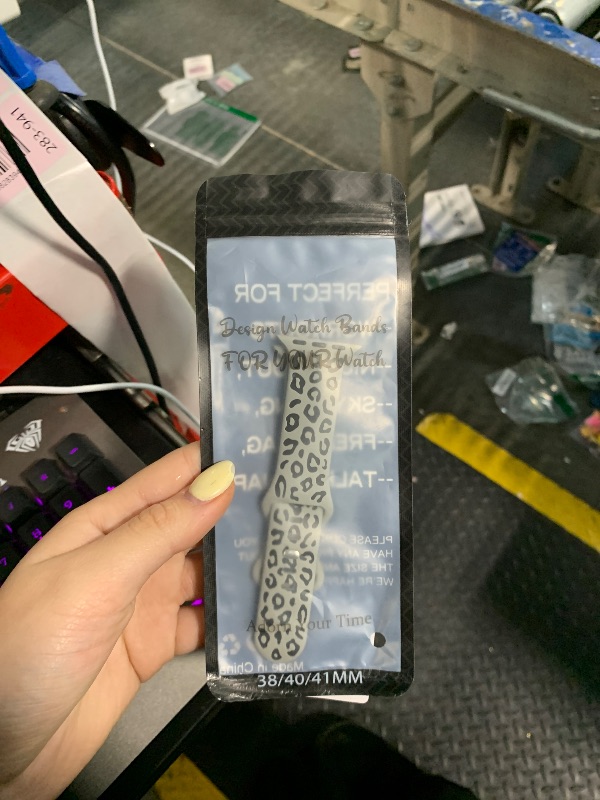 Photo 1 of
CreateGreat Engraved Leopard Bands Compatible with Apple Watch Band 40mm 41mm 38mm 42mm 44mm 45mm 46mm 49mm Women, Silicone Cheetah Designer Strap for iWatch Series 10 9 8 7 6 5 4 3 2 SE Ultra
Amazon's Choice