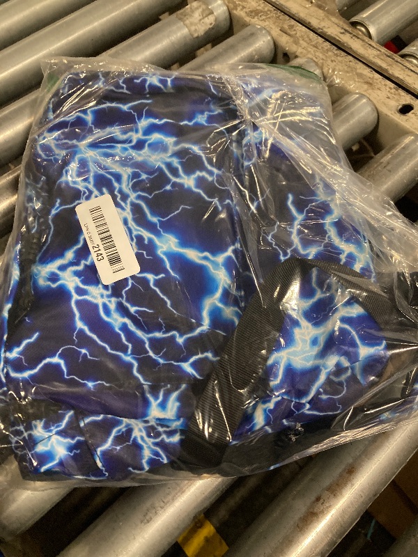 Photo 1 of **MISSING LUNCH BOX**
BABUN Backpack for Boys Middle Elementary Set for Kids Bookbag Lightning Laptop School Bags Waterproof With Lunch Box Bag (3-Blue)