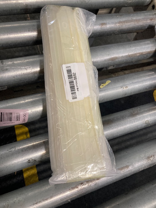 Photo 1 of 100 Pack 3 Hole Punched Magazine Holders, Magazine Organizer, 3 Ring Plastic Binder Insert Strips for File Book Paper Magazine Collector, Translucent White