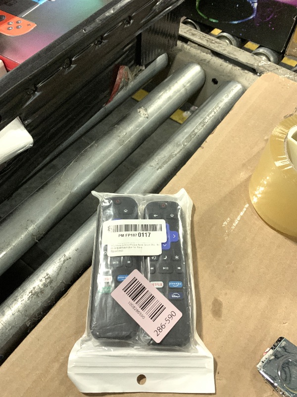 Photo 1 of (2 Pack) Replacement Remote Control for Roku TV - Compatible with TCL/Hisense/Onn/Philips Roku Smart TVs, No Pairing Needed (Not for Roku Stick/Box/Players)