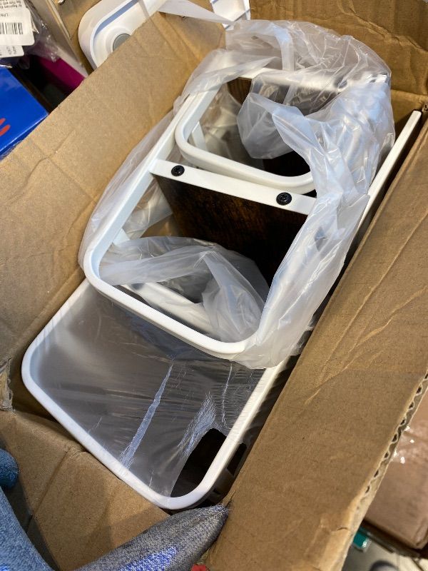 Photo 1 of *MINOR DAMAGE - USED*
Coffee Syrup Rack Organizer, Wine Racks, Spice Racks, 3-Tier (Magnetic Connection) 12 Bottles Storage Shelves for Syrup Bottle Holder Stand for Coffee Bar, Kitchen Countertop, Rustic Brown & White