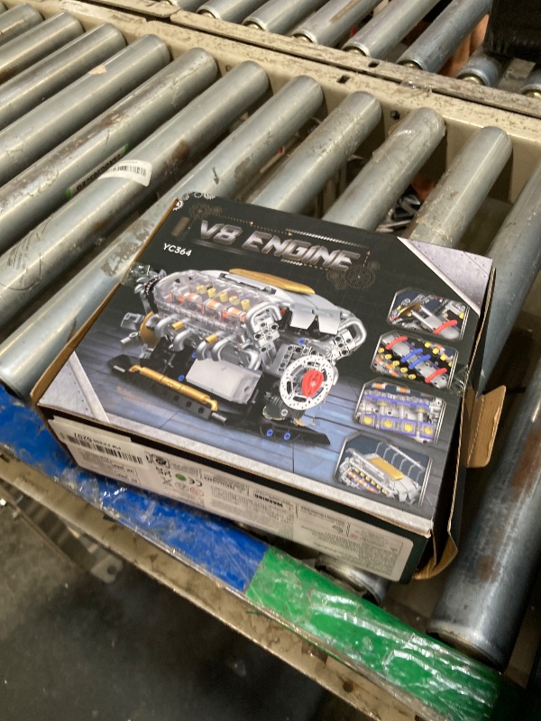 Photo 1 of *USED*
BseSparklion V8 Engine Building Kit That Runs, Build Your Own MOC Mini V8 Engine Model Toy for Adults, Compatible with Car Set, STEM Building Project for Teens & Boys 8-14+ (703 PCS)