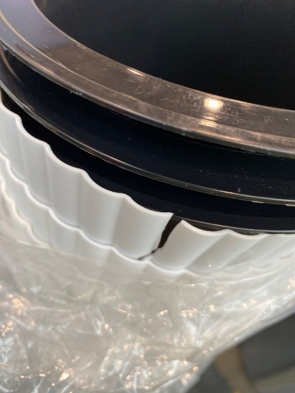 Photo 1 of ***MINOR DAMAGE*** ***MISSING ONE*** T4U 7 Inch Self Watering Pots for Indoor Plants, 4 Pack Plant Pots, Self Watering Planter for Indoor Plants, Durable Plastic Pots (4 Pack, 7", White)