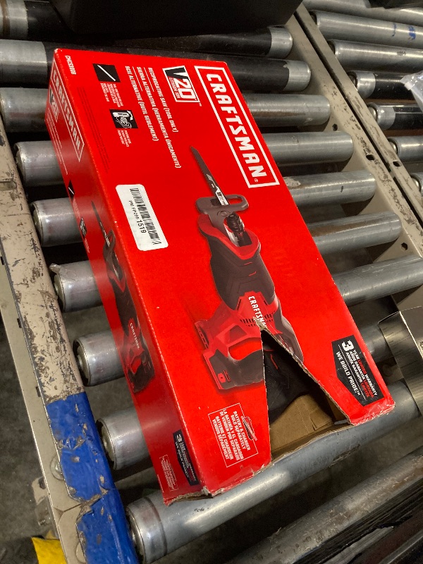 Photo 1 of ??CRAFTSMAN V20 Reciprocating Saw, Cordless, 3,000 RPM, Variable Speed Trigger, Quick Easy Blade Change, Bare Tool Only (CMCS300B)