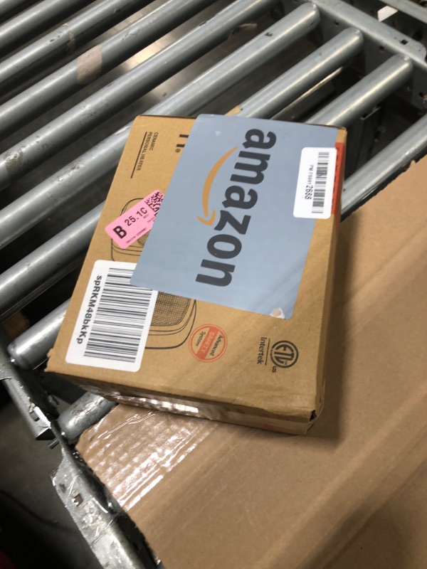 Photo 1 of ***MISSING ONE*** shinic Small Space Heater, 500W Portable Electric PTC Ceramic Heater with Fast Heating, Overheat Protection, Safe and Quiet Personal Heater for Indoor Use, Desk Home Office Bedroom,Black,2 Pack