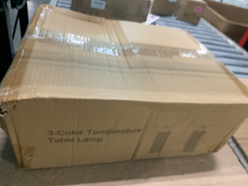 View 2 of **ONLY ONE**
PARTPHONER Farmhouse Ceramic Table Lamp Set of 2, 25" Modern Accent White Bedside Lamp for Bedroom with 3-Color Temperature LED Bulbs, Classic Nightstand Lamps for Living Room Study Room Office