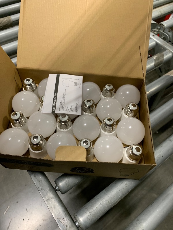 Photo 3 of BUBO A19 LED Light Bulbs, 40 Watt Equivalent LED Bulbs, Soft White 2700K, 550 Lumens, E26 Standard Base, Non-Dimmable, 5W Soft White LED Bulbs for Bedroom Living Room Home Office, 24 Pack