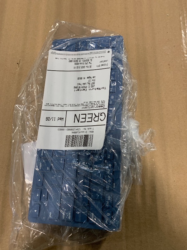 Photo 1 of *UNTESTED*
OMOTON Bluetooth Keyboard Compatible with iPad A16 11th 10th Generation, iPad 10.2 (9th/8th/7th), iPad Pro 13/12.9/11 inch, iPad Air/Mini and More iOS Devices, Blue